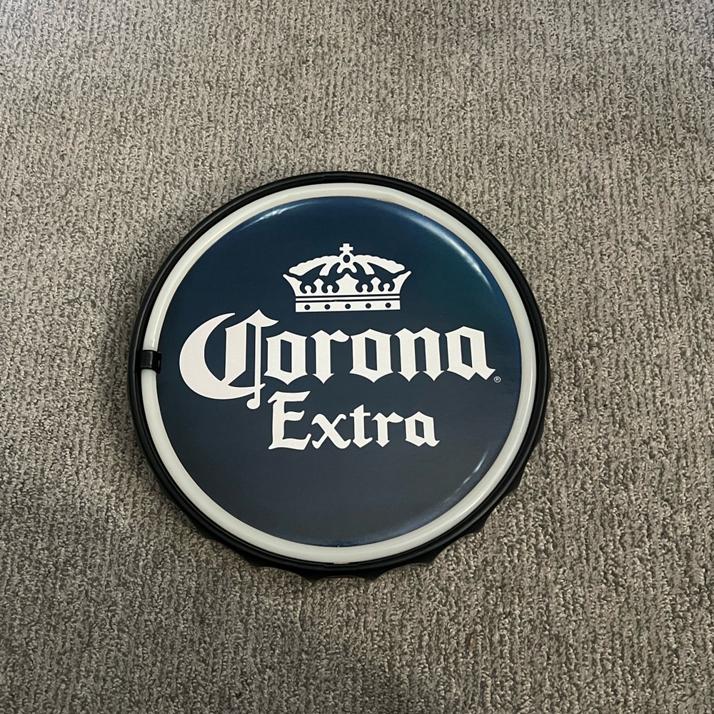 Corona Extra LED Neon Sign Retro Wall Decor, 12x12 inches